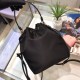 Prada Duet Re-Nylon Bucket Bag Black 1BH038