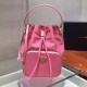 Prada Duet Re-Nylon Bucket Bag Pink 1BH038