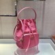 Prada Duet Re-Nylon Bucket Bag Pink 1BH038