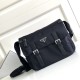 Prada Re-Nylon Shoulder Bag Black 1BD953