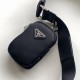 Prada Re-Nylon Shoulder Bag Black 1BD953