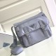 Prada Re-Nylon Shoulder Bag Slate Blue 1BD953