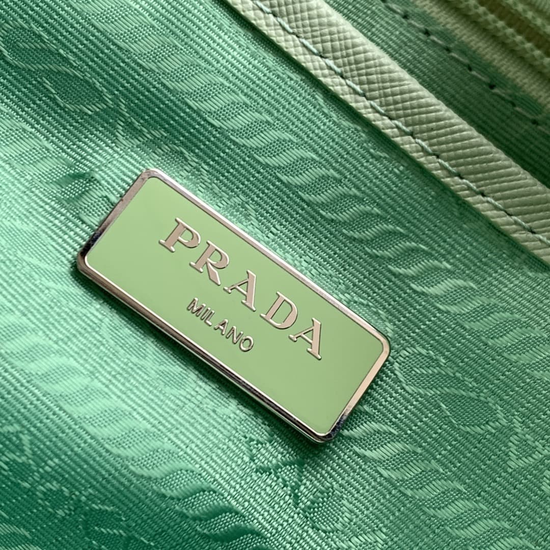 Prada Re-Nylon Shoulder Bag Green 1BD953