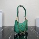 Prada Re-Edition 1995 Chaîne Re-Nylon mini-bag Dark Green 1BC204