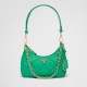 Prada Re-Edition 1995 Chaîne Re-Nylon mini-bag Dark Green 1BC204