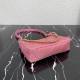 Prada Re-Edition 1995 Chaîne Re-Nylon mini-bag Dark Pink 1BC204