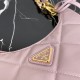 Prada Re-Edition 1995 Chaîne Re-Nylon mini-bag Light Pink 1BC204