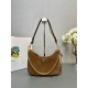 Prada Re-Edition 1995 Chaîne Re-Nylon mini-bag Brown Suede Leather 1BC204