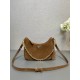 Prada Re-Edition 1995 Chaîne Re-Nylon mini-bag Brown Suede Leather 1BC204