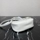 Prada Moon Re-Nylon and leather bag White 1BA381