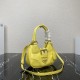 Prada Moon Re-Nylon and leather bag Yellow 1BA381