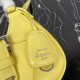 Prada Moon Re-Nylon and leather bag Yellow 1BA381