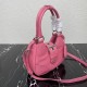 Prada Moon Re-Nylon and leather bag Pink 1BA381