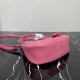 Prada Moon Re-Nylon and leather bag Pink 1BA381