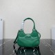 Prada Moon Re-Nylon and leather bag Green 1BA381