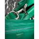 Prada Moon Re-Nylon and leather bag Green 1BA381