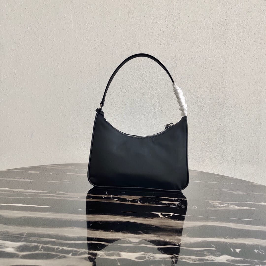 Prada Re-Edition 2005 Re-Nylon and Saffiano mini bag Black 1N204M