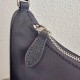 Prada Re-Edition 2005 Re-Nylon and Saffiano mini bag Black 1N204M