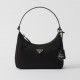 Prada Re-Edition 2005 Re-Nylon and Saffiano mini bag Black 1N204M