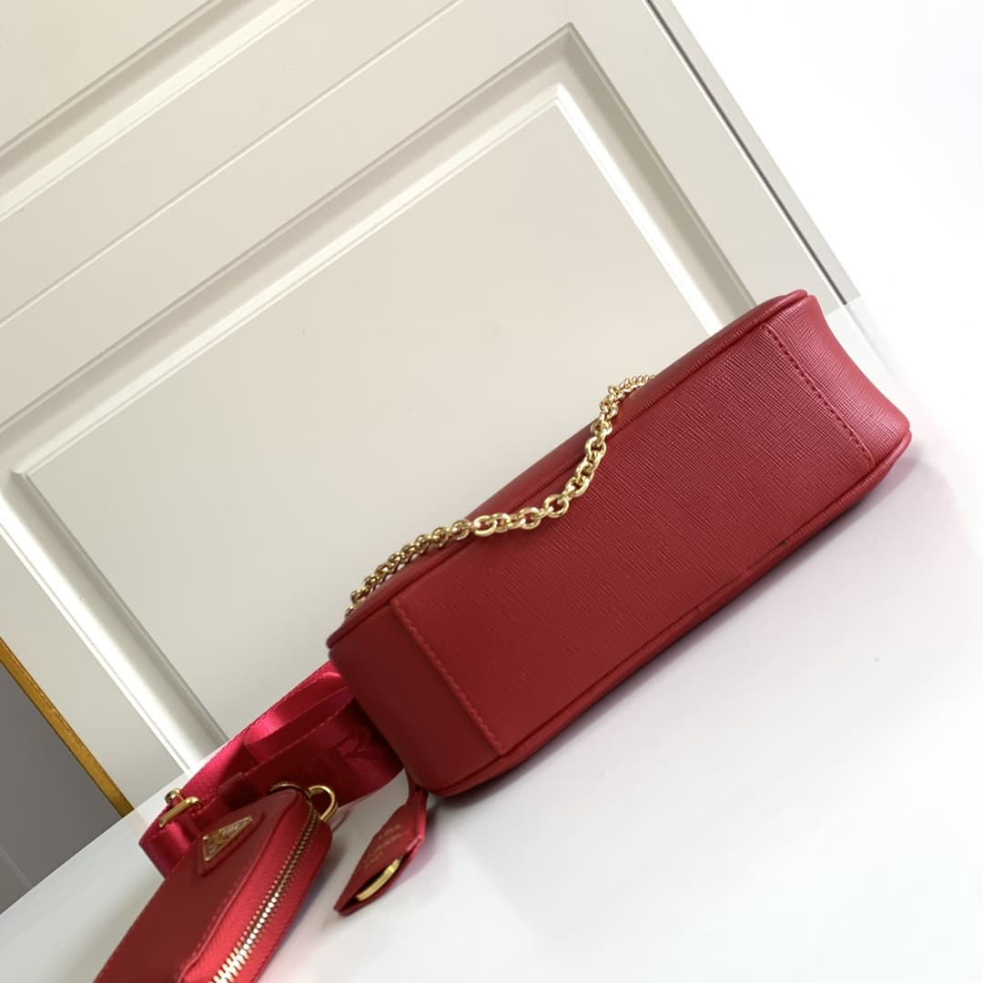 Prada Re-Edition 2005 Saffiano leather bag Red 1BH204