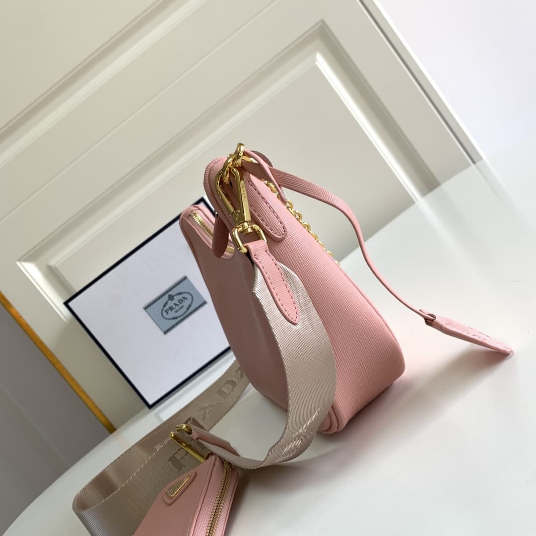 Prada Re-Edition 2005 Saffiano leather bag Pink1BH204