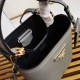 Prada Panier Saffiano leather mini-bag Grey 1BA217