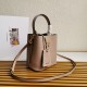 Prada Panier Saffiano leather mini-bag Dark Beige 1BA217