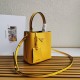 Prada Panier Saffiano leather mini-bag Yellow 1BA217