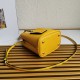 Prada Panier Saffiano leather mini-bag Yellow 1BA217