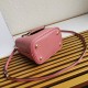 Prada Panier Saffiano leather mini-bag Dark Pink 1BA217