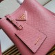 Prada Panier Saffiano leather mini-bag Dark Pink 1BA217