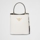 Prada Small Saffiano Leather Prada Panier Bag White 1BA217