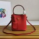 Prada Panier Saffiano leather mini-bag Red 1BA217