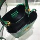 Prada Panier Saffiano leather mini-bag Green 1BA217