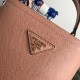 Prada Panier Saffiano leather mini-bag Light Pinkish Beige 1BA217