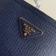 Prada Panier Saffiano leather mini-bag Navy 1BA217