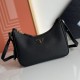 Prada Re-Edition Saffiano leather mini bag Black 1BC204