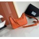 Prada Re-Edition Saffiano leather mini bag Orange 1BC204