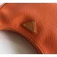 Prada Re-Edition Saffiano leather mini bag Orange 1BC204