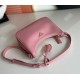 Prada Re-Edition Saffiano leather mini bag Pink 1BC204