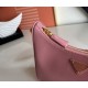 Prada Re-Edition Saffiano leather mini bag Pink 1BC204