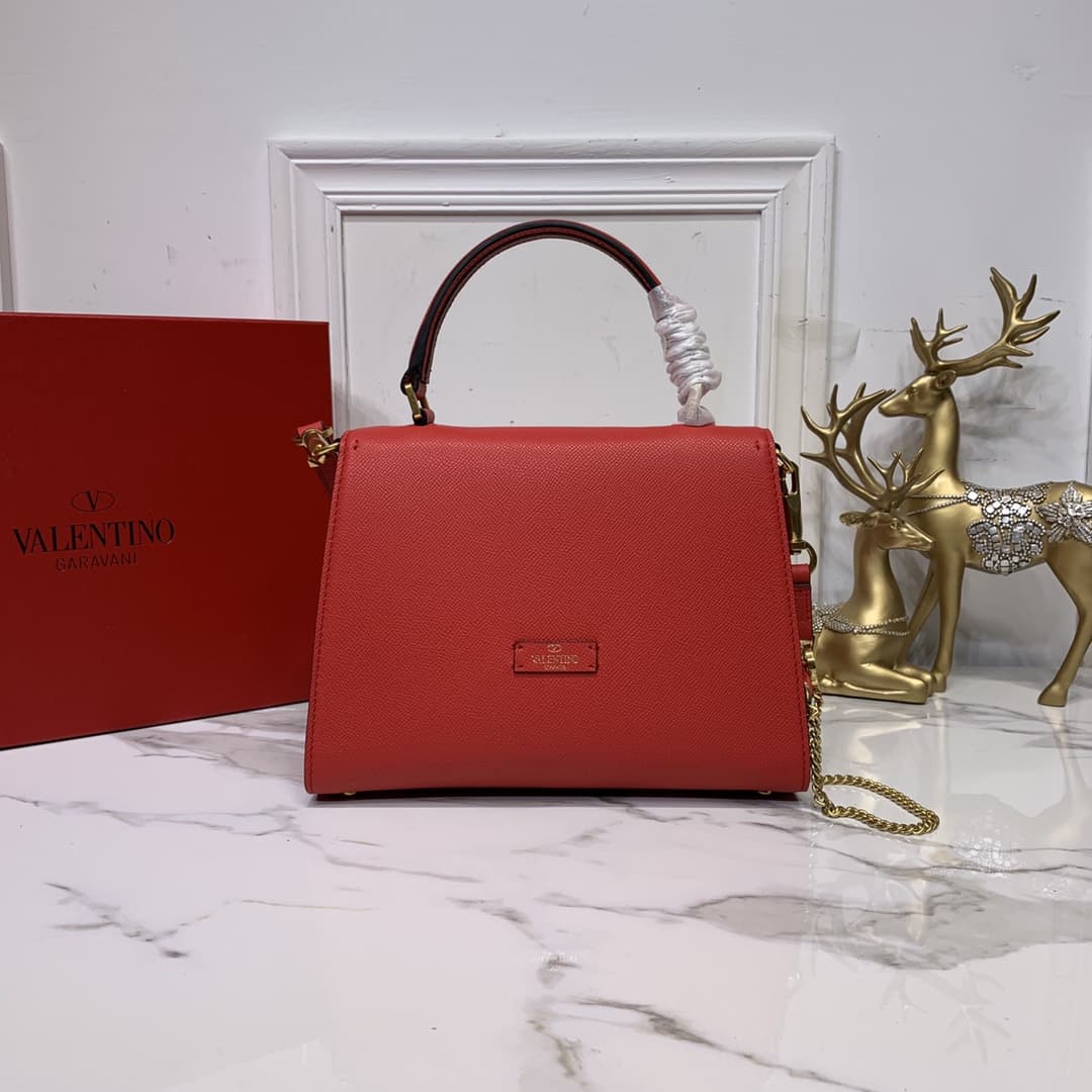 Valentino SMALL VSLING GRAINY CALFSKIN HANDBAG VA0005