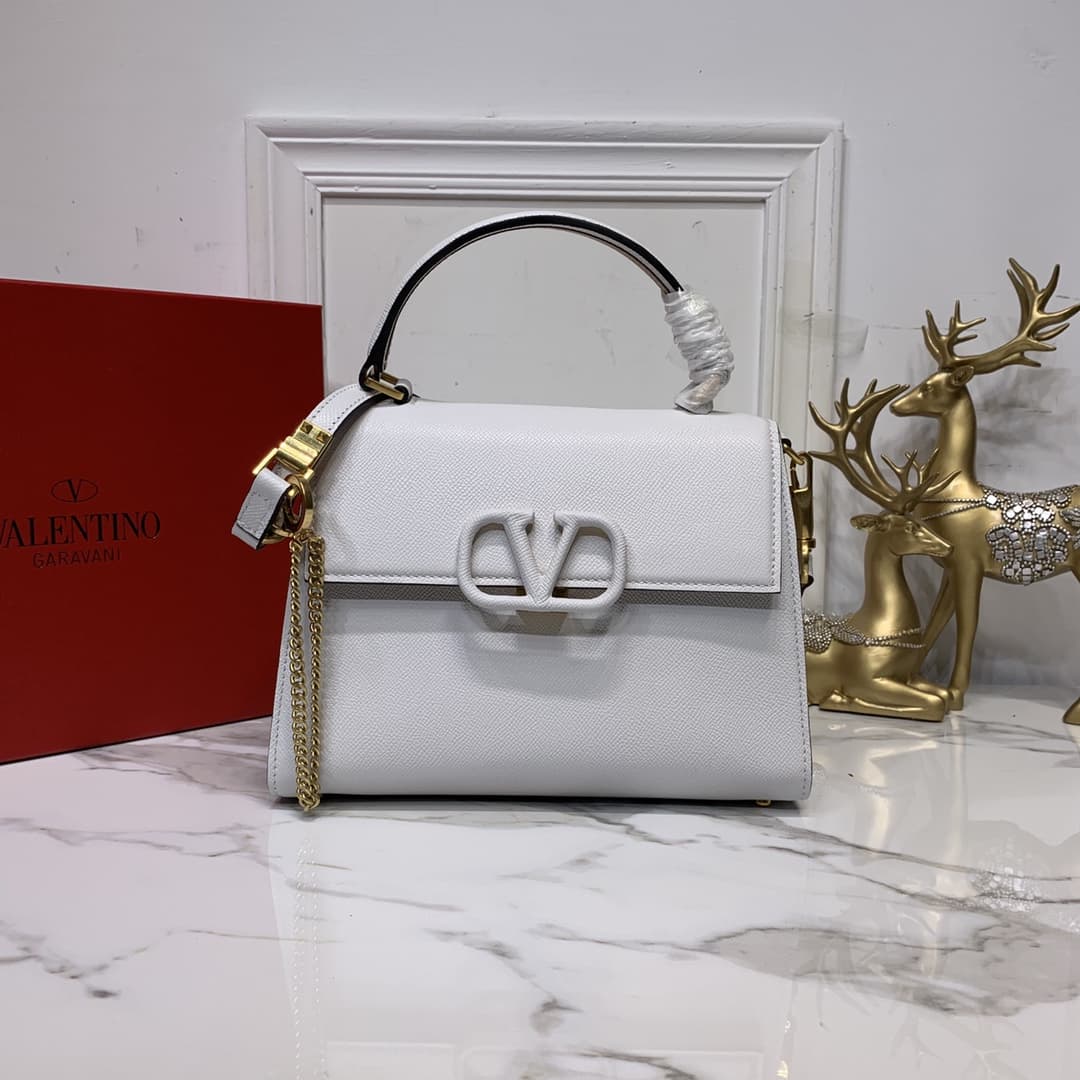 Valentino SMALL VSLING GRAINY CALFSKIN HANDBAG VA0006