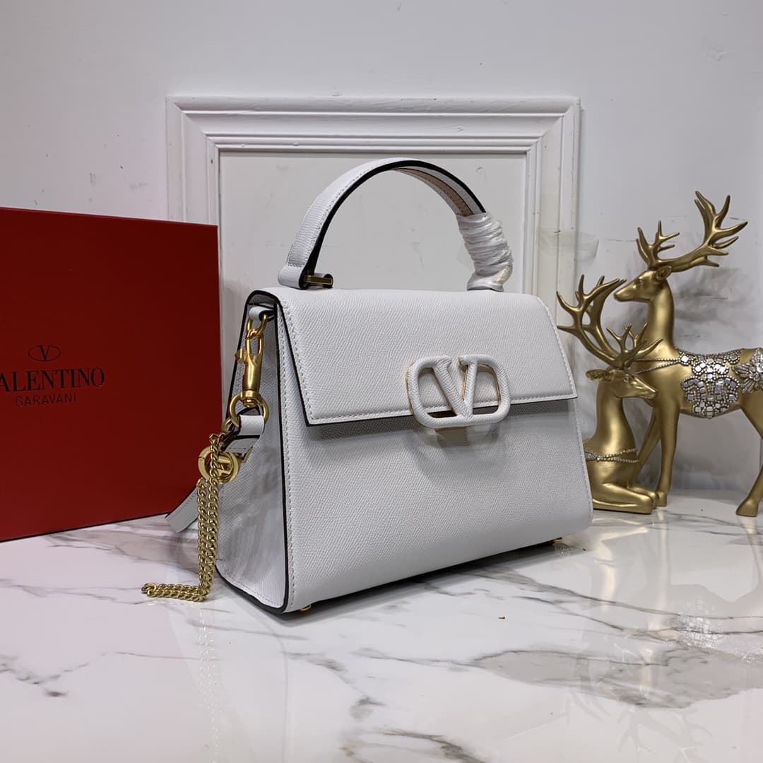 Valentino SMALL VSLING GRAINY CALFSKIN HANDBAG VA0006