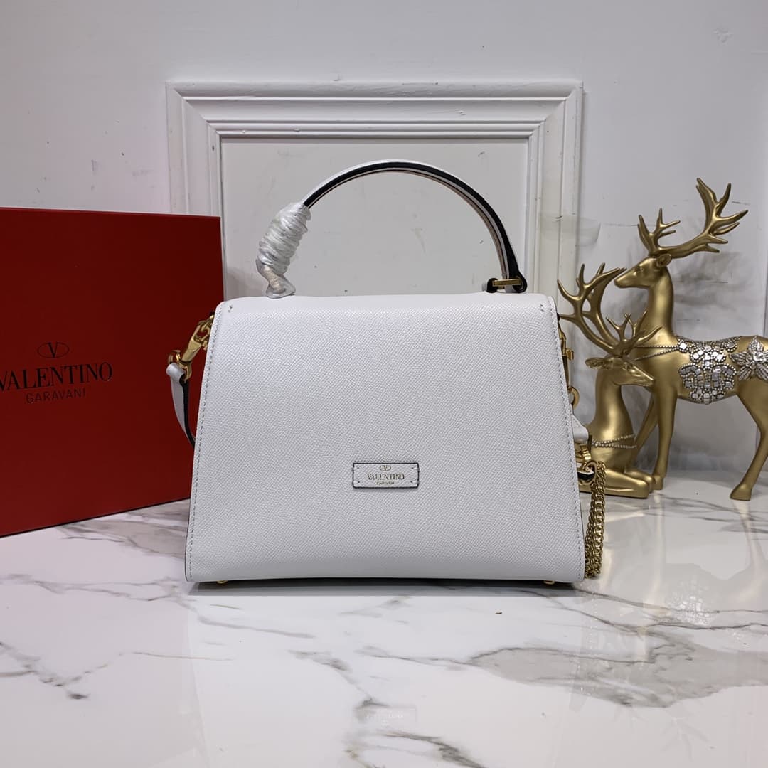 Valentino SMALL VSLING GRAINY CALFSKIN HANDBAG VA0006