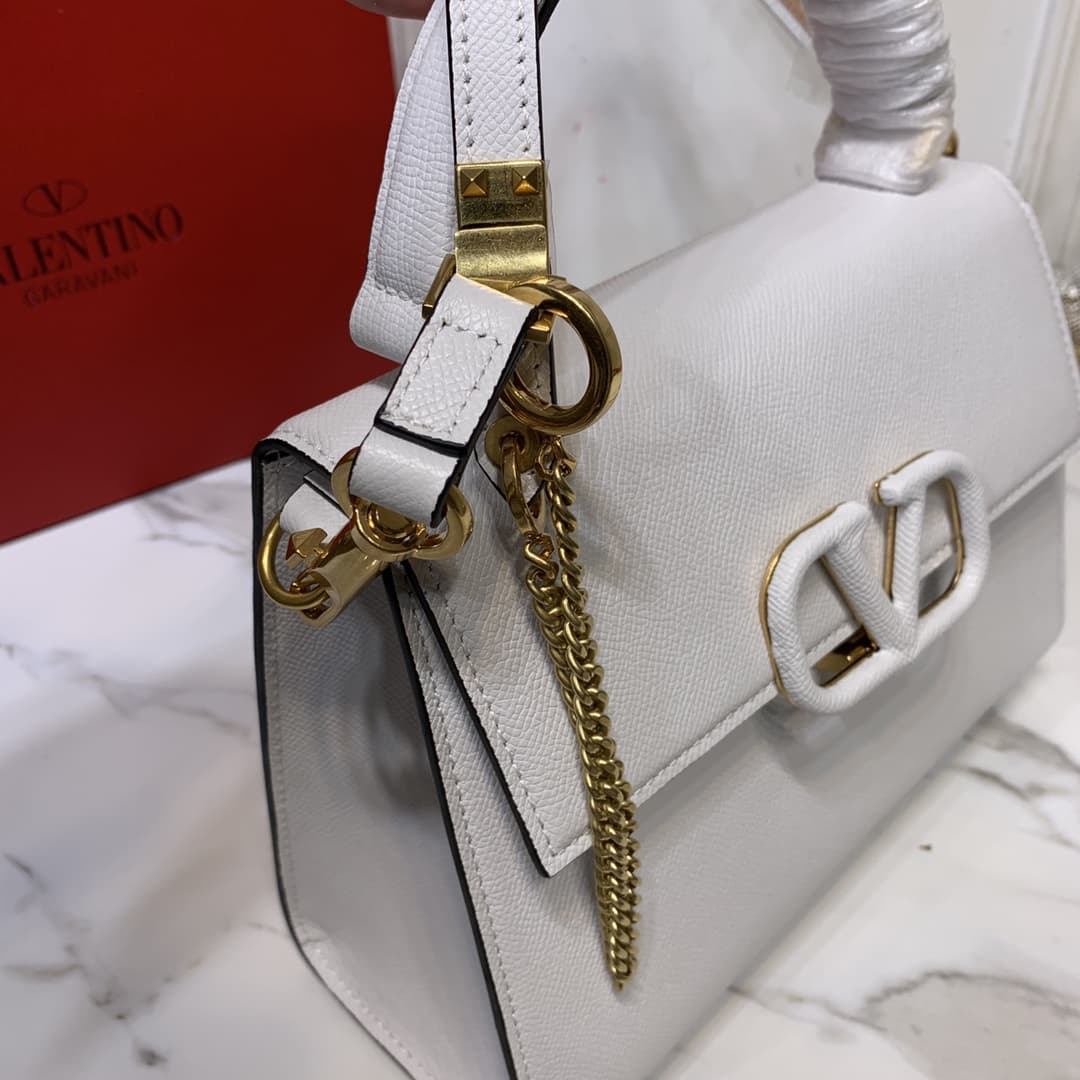 Valentino SMALL VSLING GRAINY CALFSKIN HANDBAG VA0006