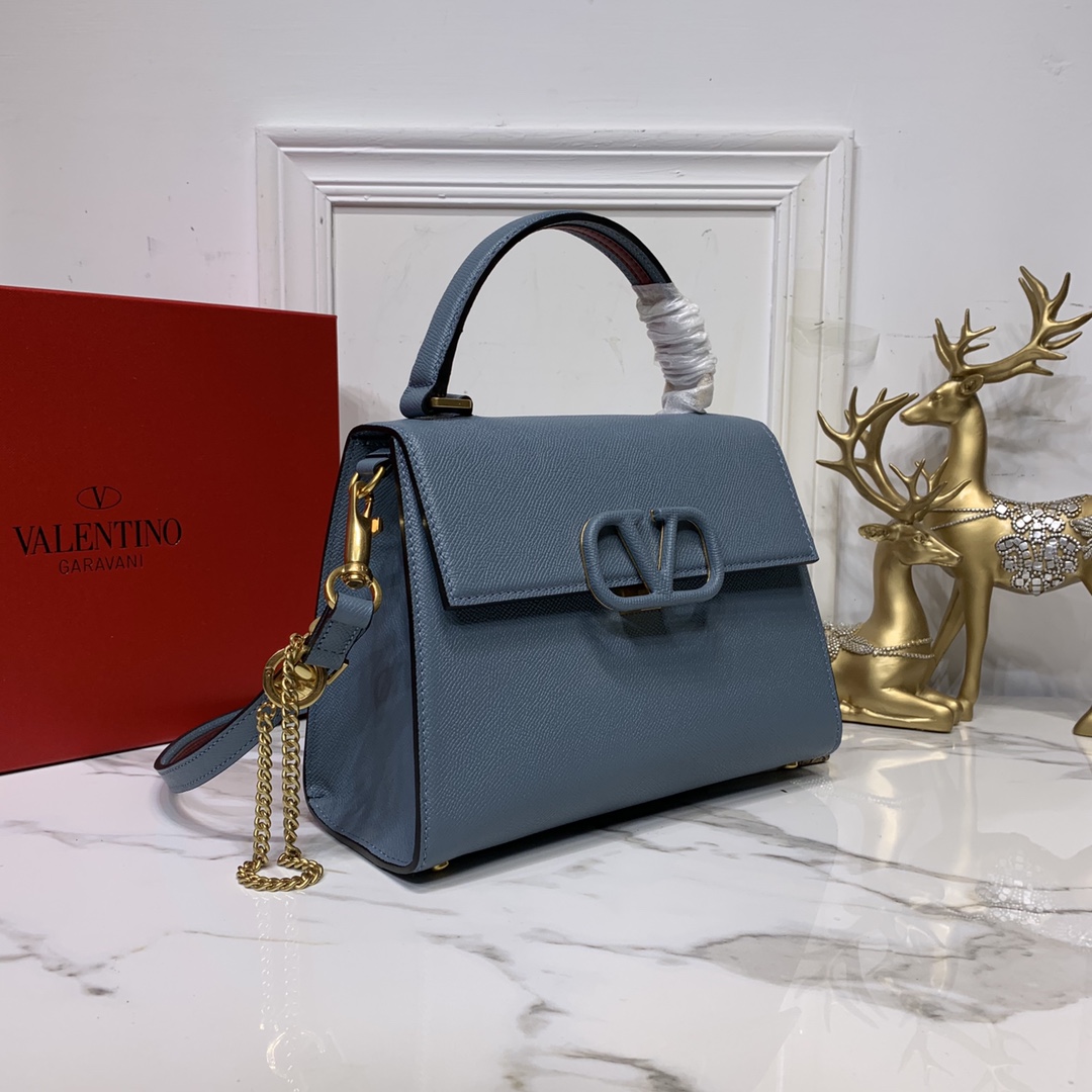 Valentino SMALL VSLING GRAINY CALFSKIN HANDBAG VA0007