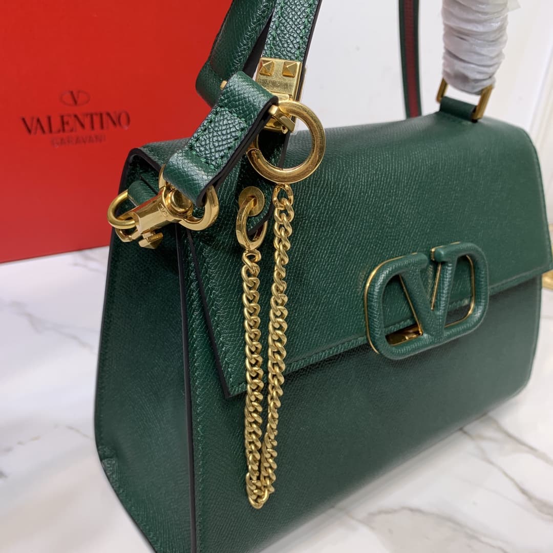 Valentino SMALL VSLING GRAINY CALFSKIN HANDBAG VA0008