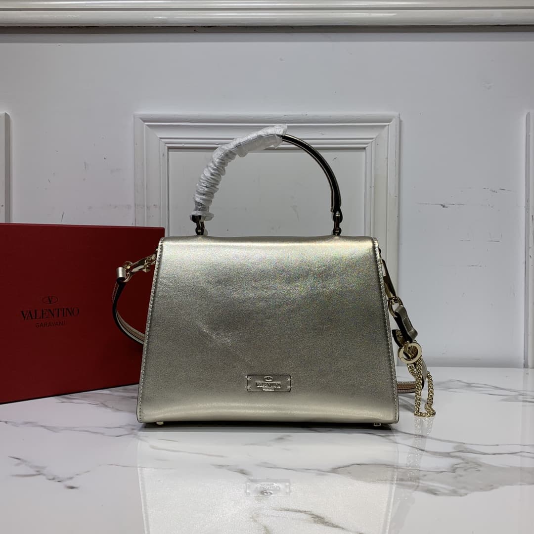 Valentino SMALL VSLING GRAINY CALFSKIN HANDBAG VA0009