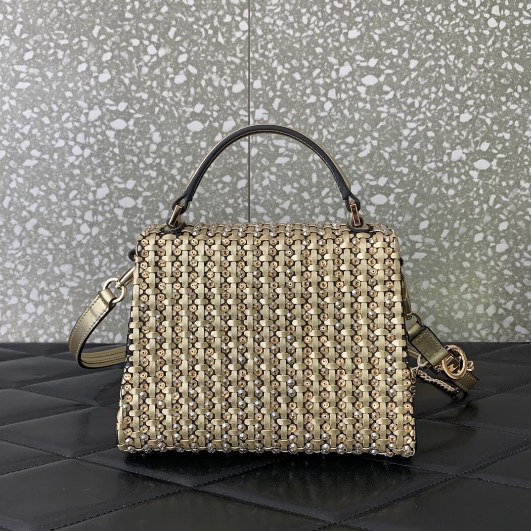 Valentino GARAVANI VSLING MINI WOVEN HANDBAG VA0010